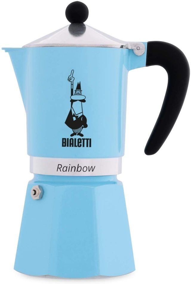 CAFETERA BIALETTI RAINBOW CELESTE 6 TAZAS - Imagen principal