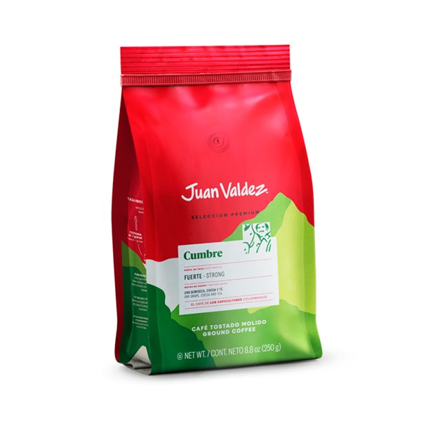 Cafe juan valdez cumbre molido 250 gr
