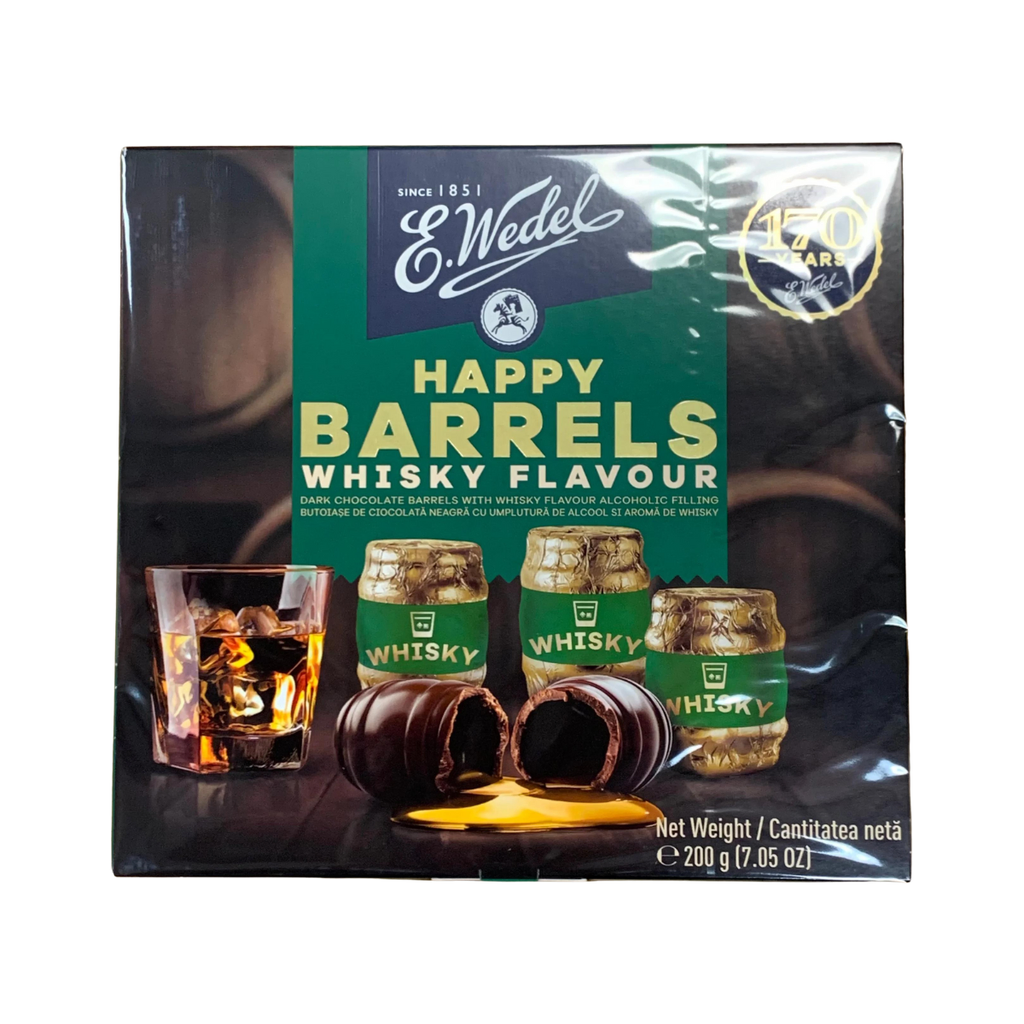 BOMBONERA E.WEDEL BARRELS C/WHISKY 200 GR