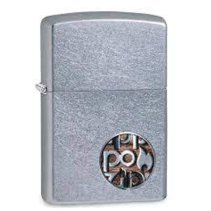 Zippo 29872z 207 zippo button logo