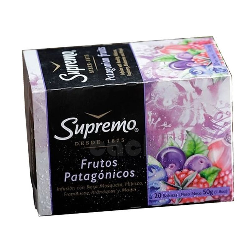 TE SUPREMO FRUTOS PATAGONICOS 20 SOBRES - Imagen principal