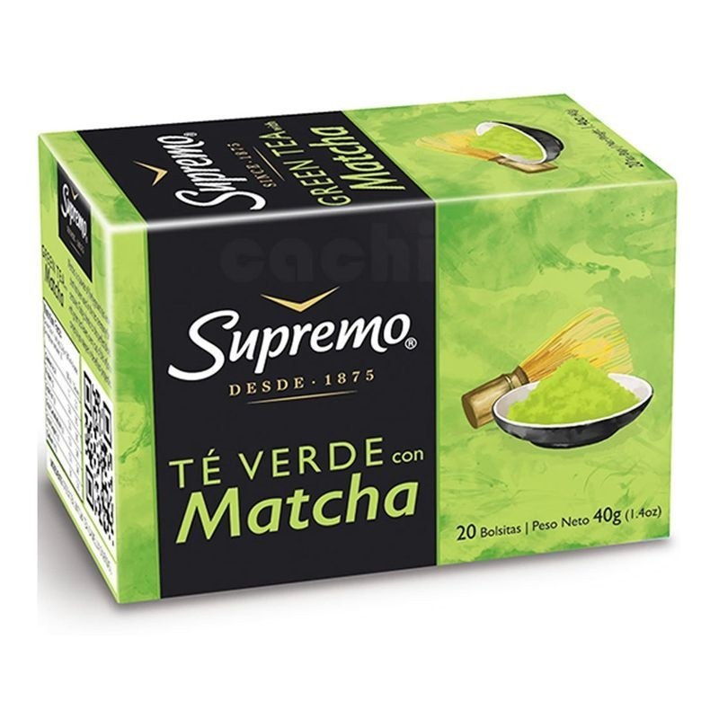 TE SUPREMO VERDE CON MATCHA 20 SOBRES - Imagen principal