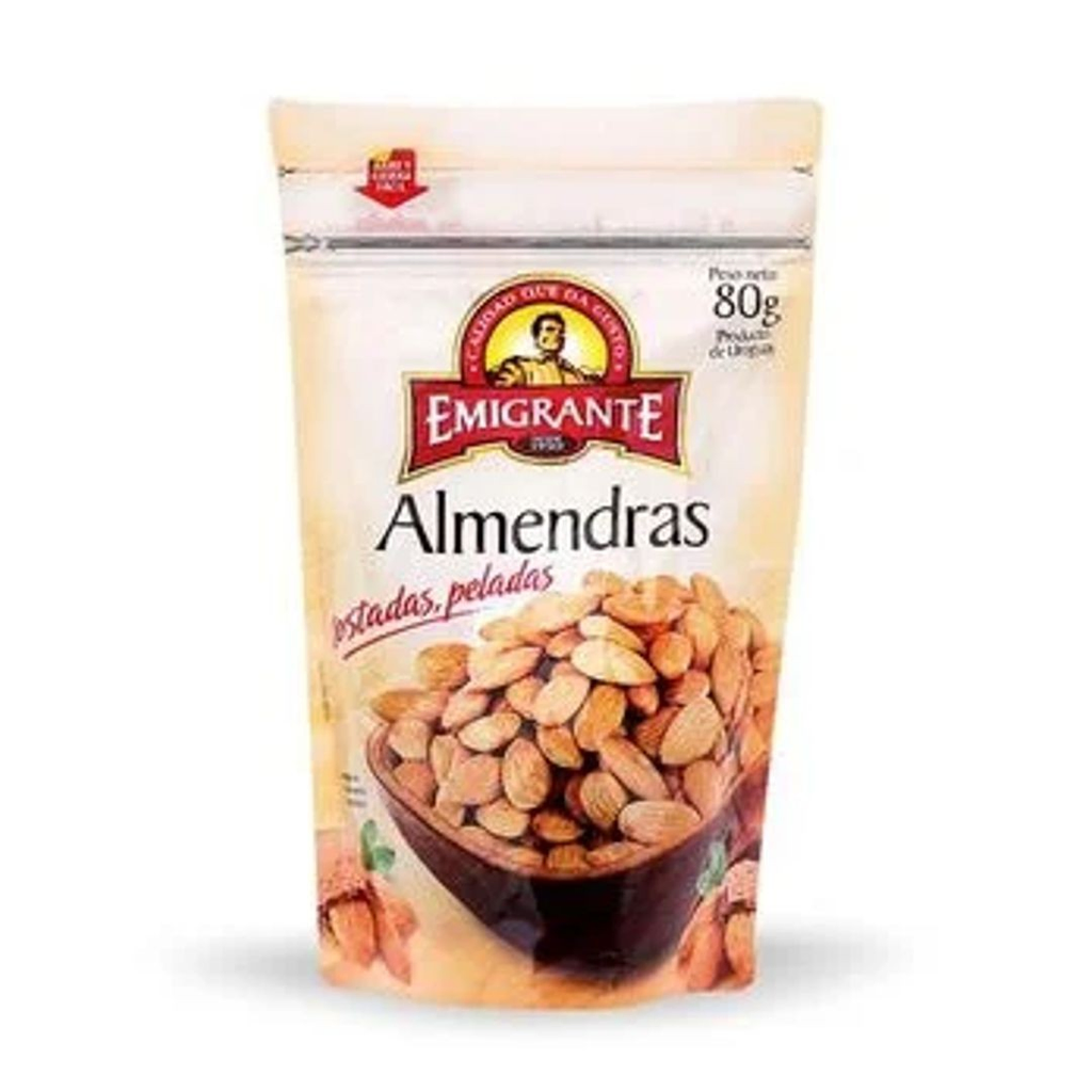 Almendras emigrante tostadas 80 gr
