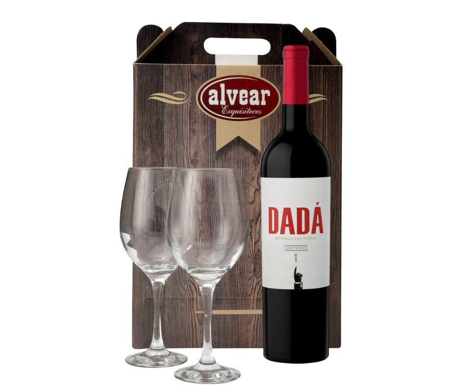 Vino dada + 2 copas