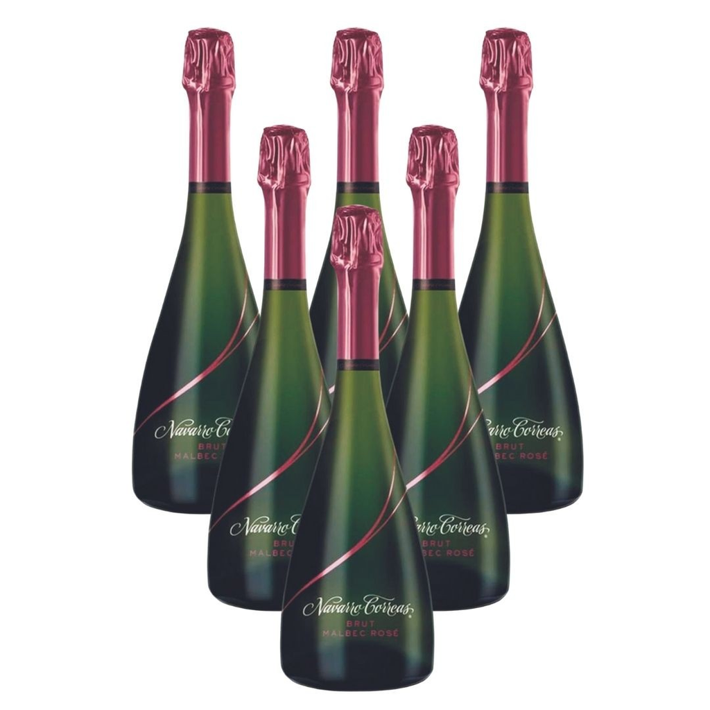 ESPUMANTE NAVARRO CORREA BRUT ROSE 750 ML X 6 PROMO