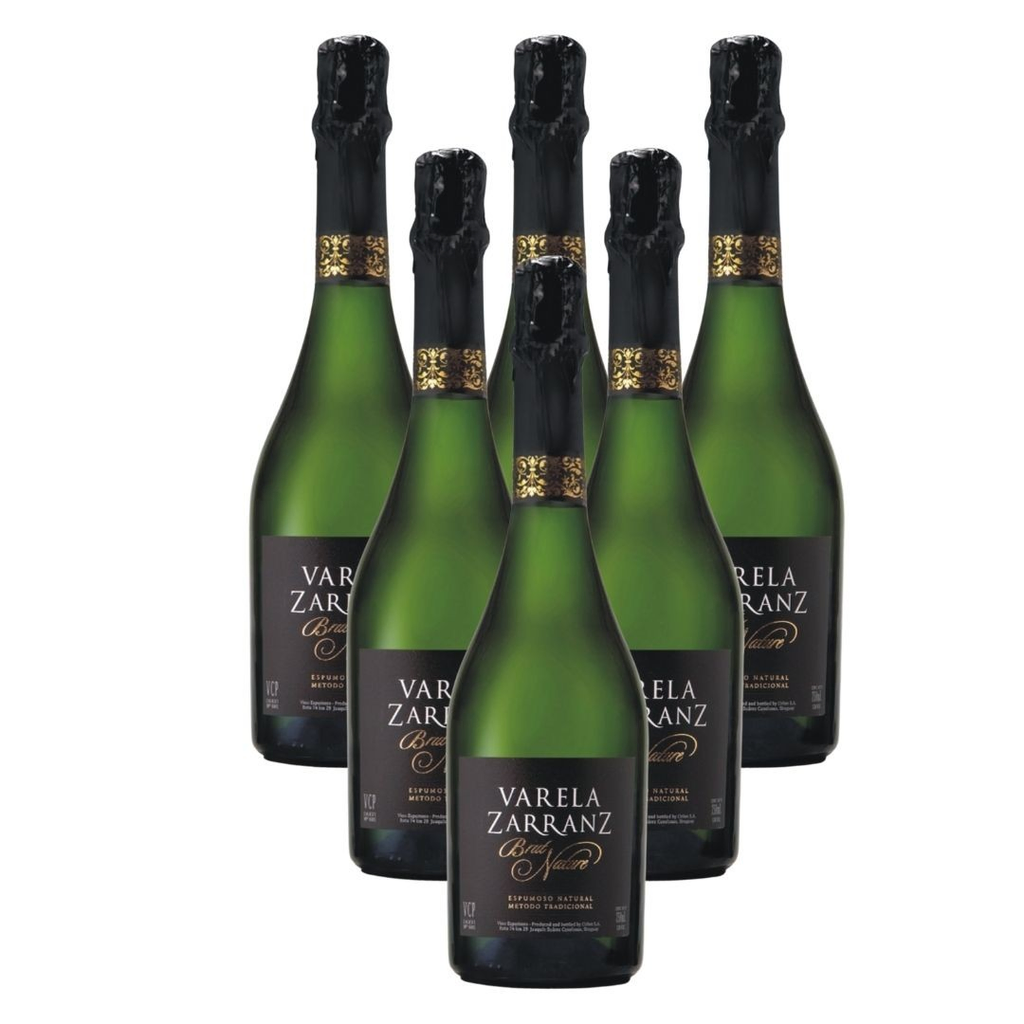 ESPUMANTE VARELA ZARRANZ BRUT NATURE 750 ML X 6 PROMO