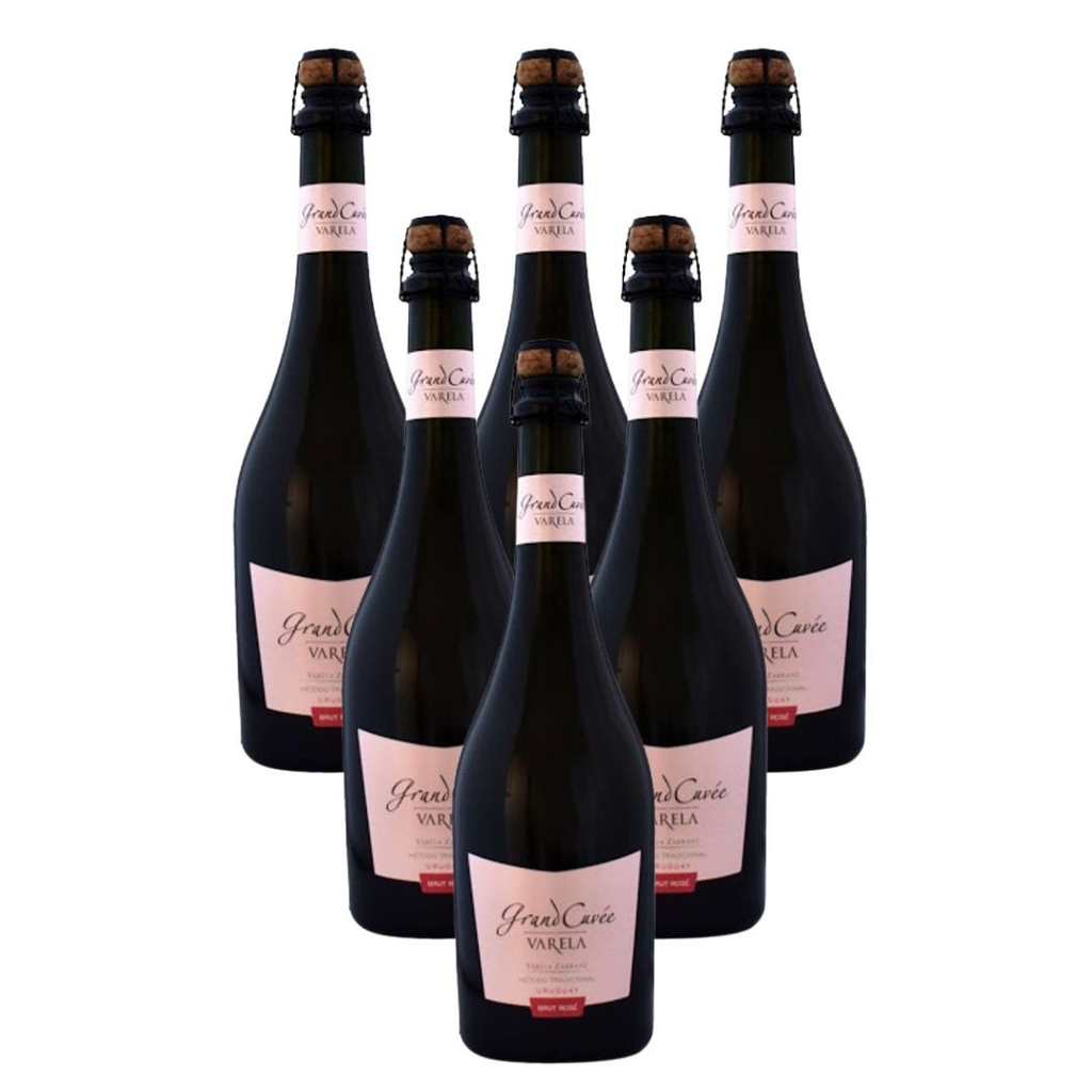 ESPUMANTE VARELA ZARRANZ GRAND CUVEE BRUT ROSE 750 ML X 6 PR