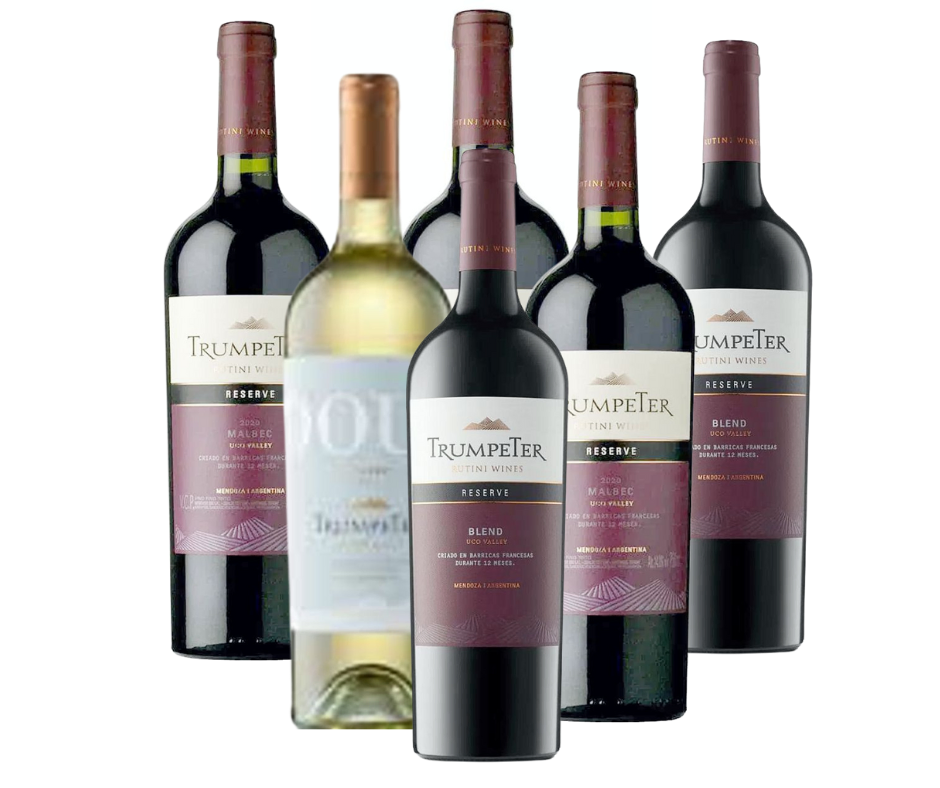 VINO RUTINI TRUMPETER RESERVA PROMO X 6