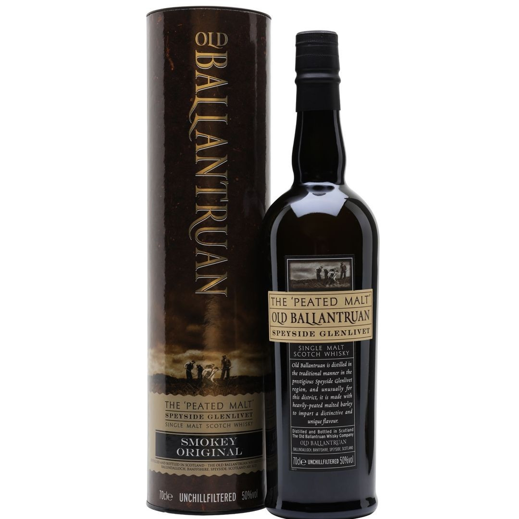WHISKY OLD BALLANTRUAN SPEYSIDE GLENLIVET SINGLE MALT 700 ML - Imagen principal