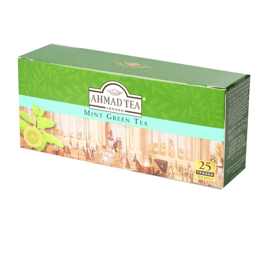 Te ahmad mint green 25 sobres