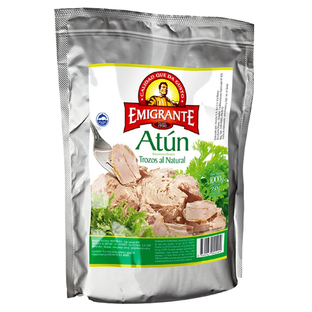 ATUN AL NATURAL TROZOS EMIGRANTE 1KG