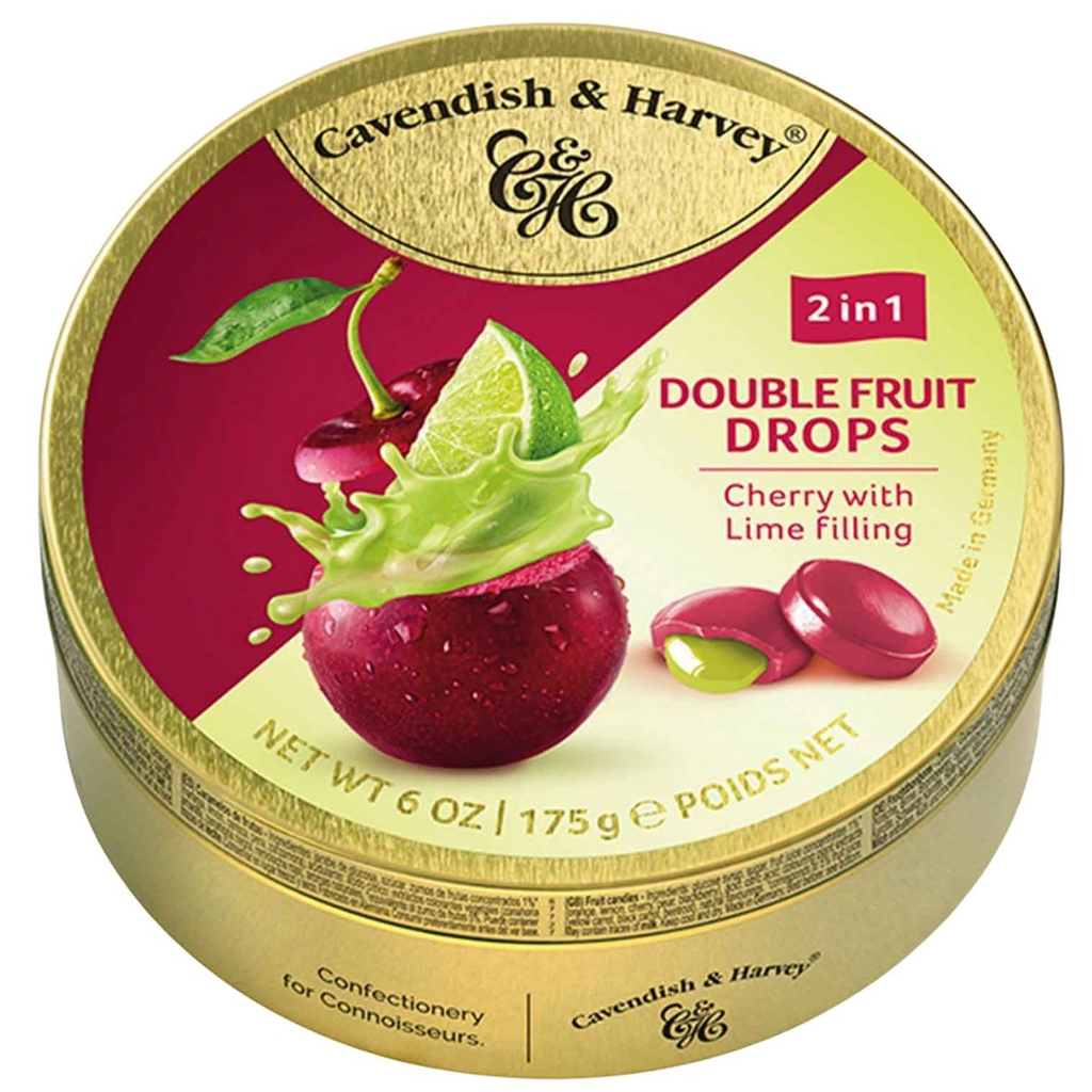 Caramelos c y h cereza y lima 175 gr