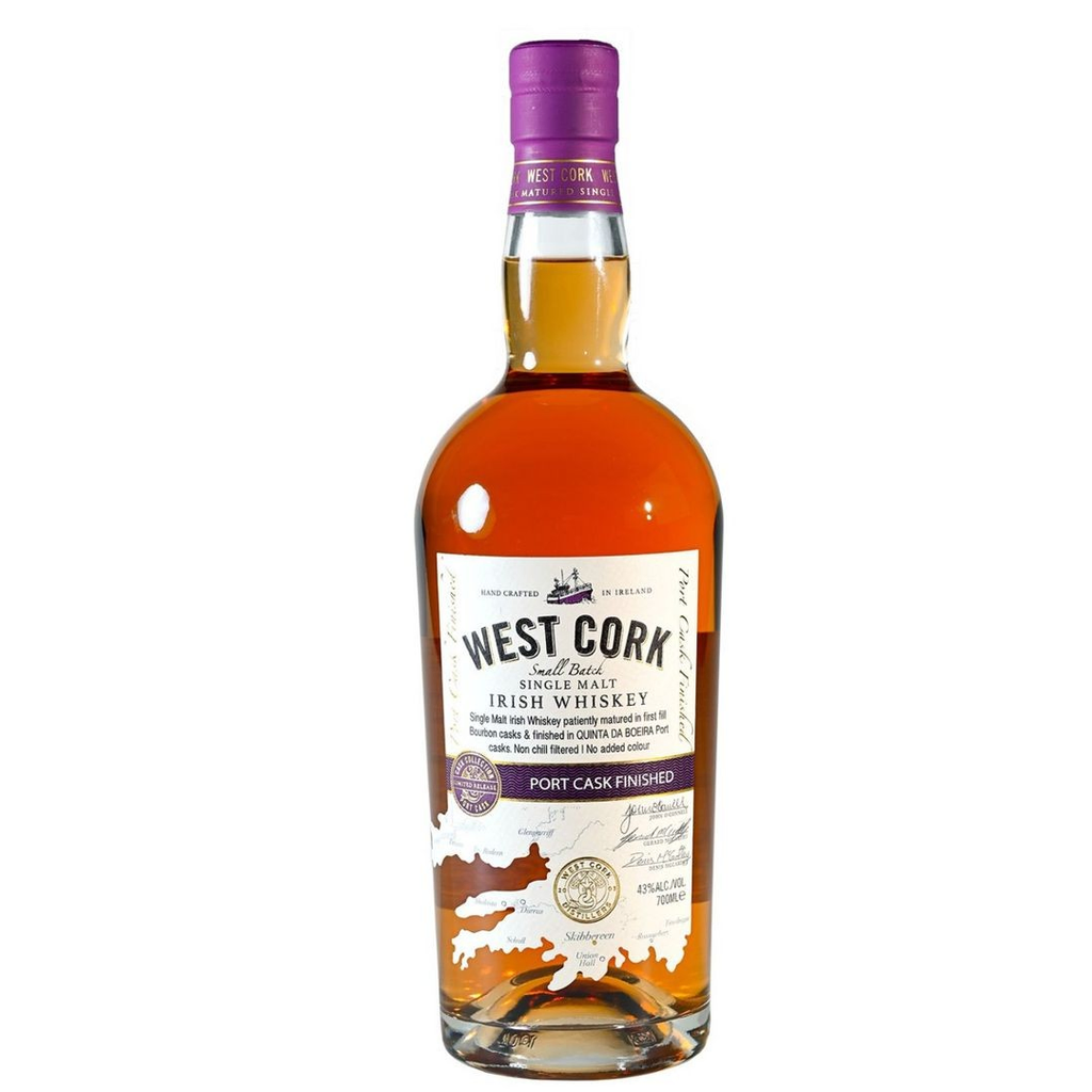 WHISKY WEST CORK PORT IRLANDES SINGLE MALT 700 ML - Imagen principal