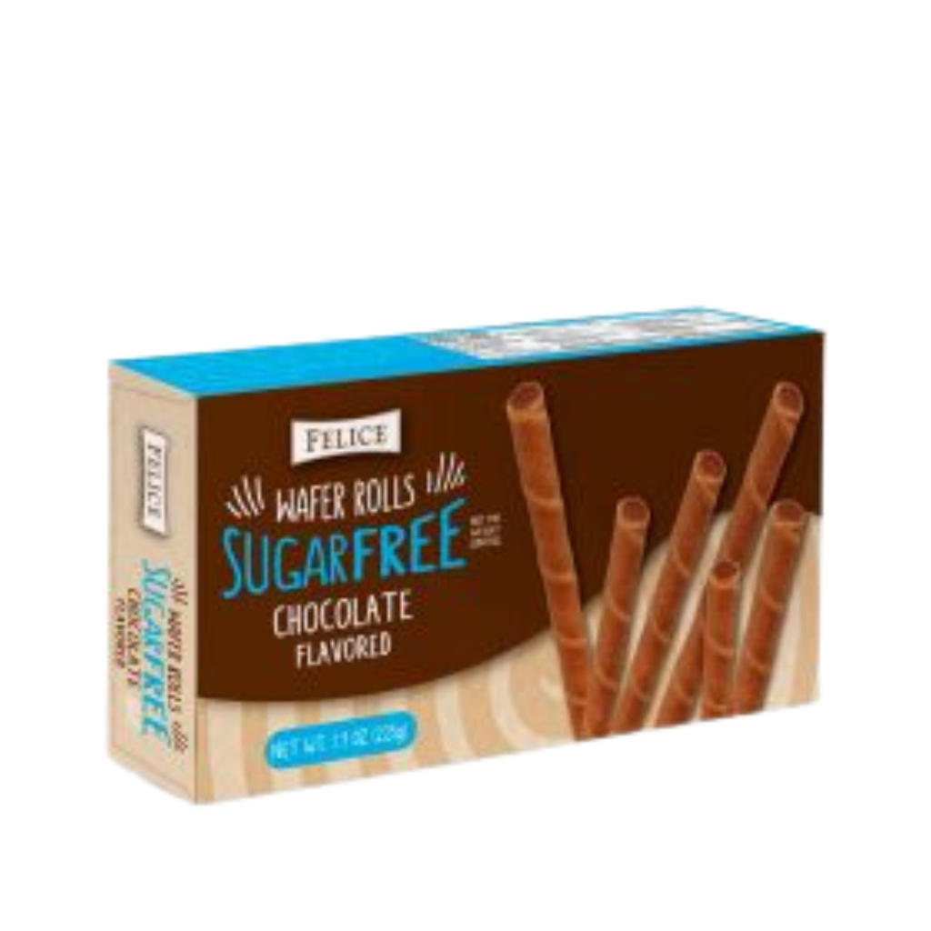 Barquillos felice chocolate sin azucar 225 gr