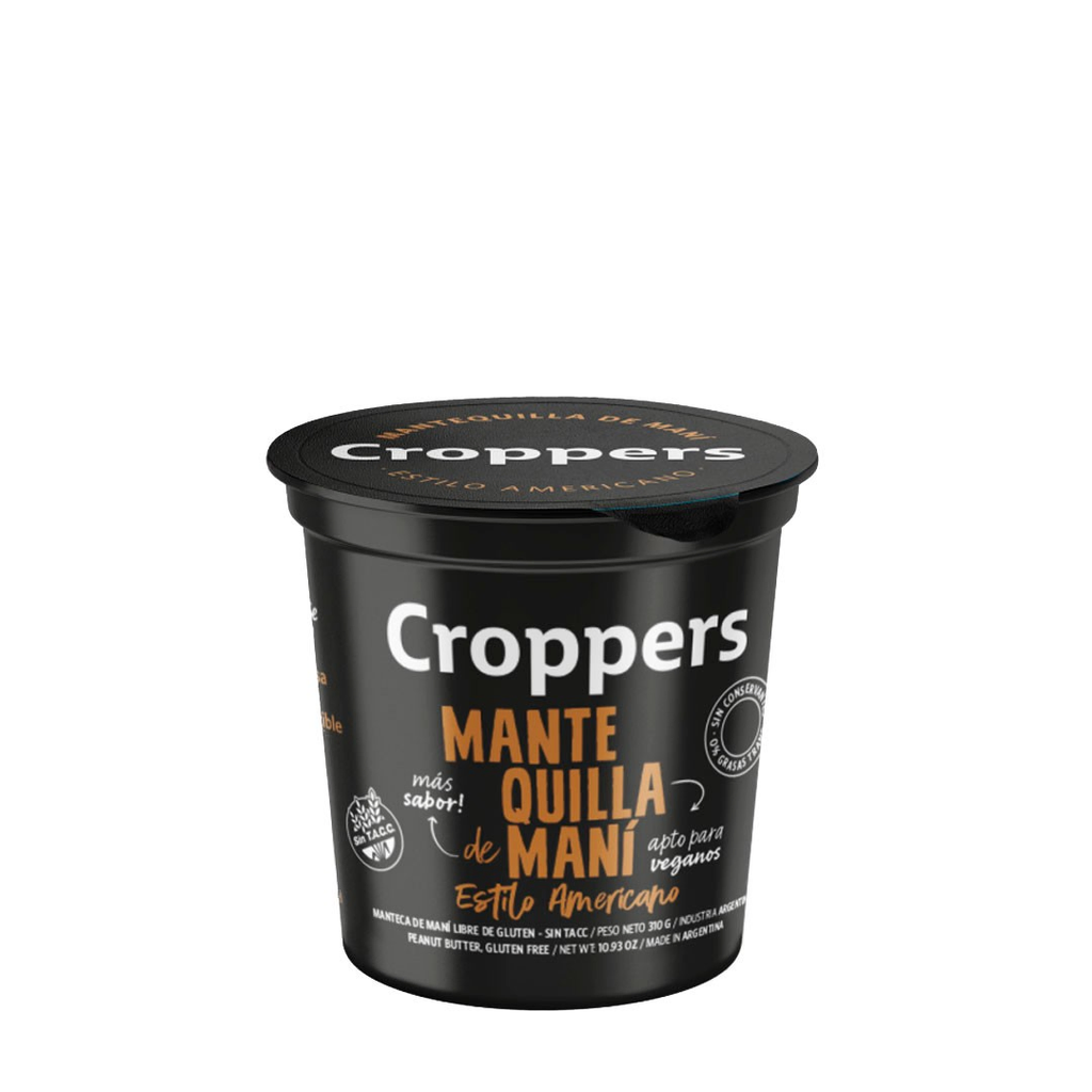 Manteca de mani croppers 310 g
