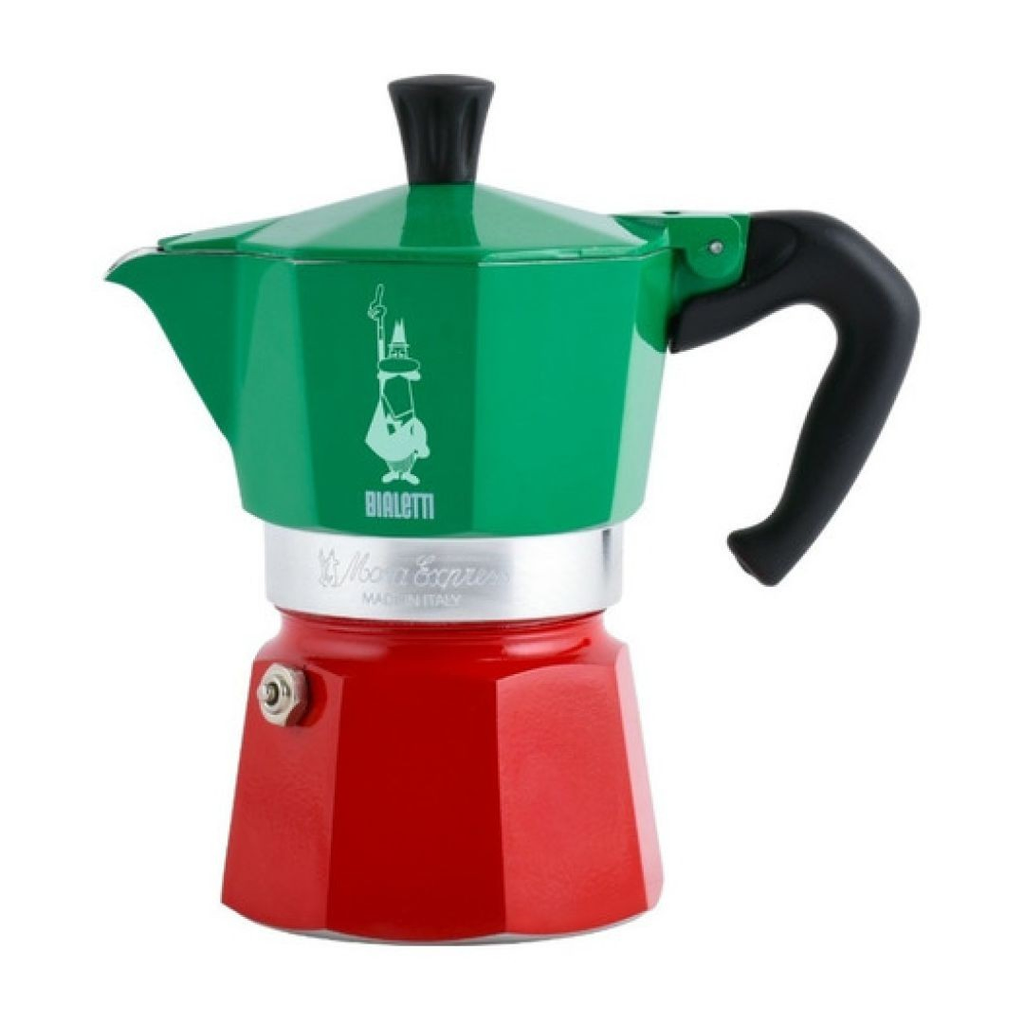 CAFETERA BIALETTI MOKA TRICOLOR 3 TAZAS