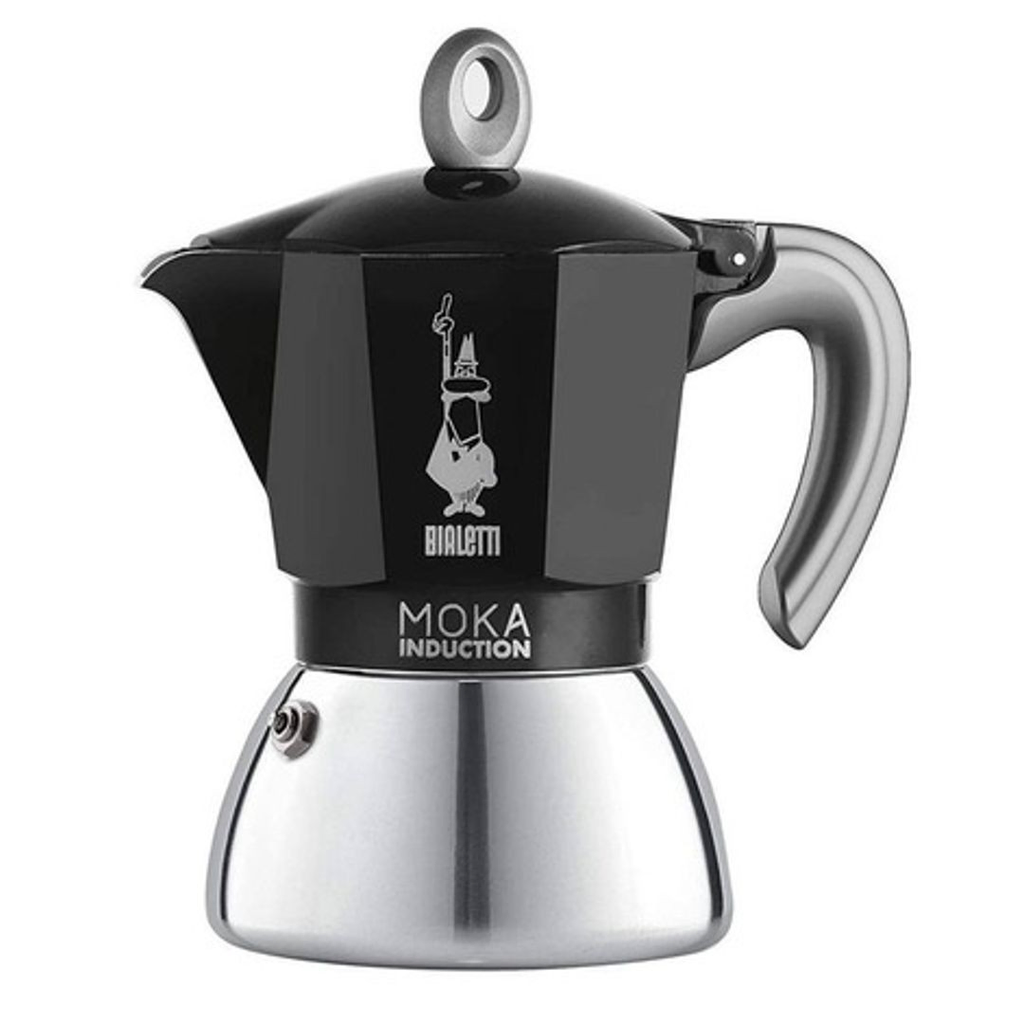 CAFETERA BIALETTI MOKA INDUCTION BLACK 6 TAZAS