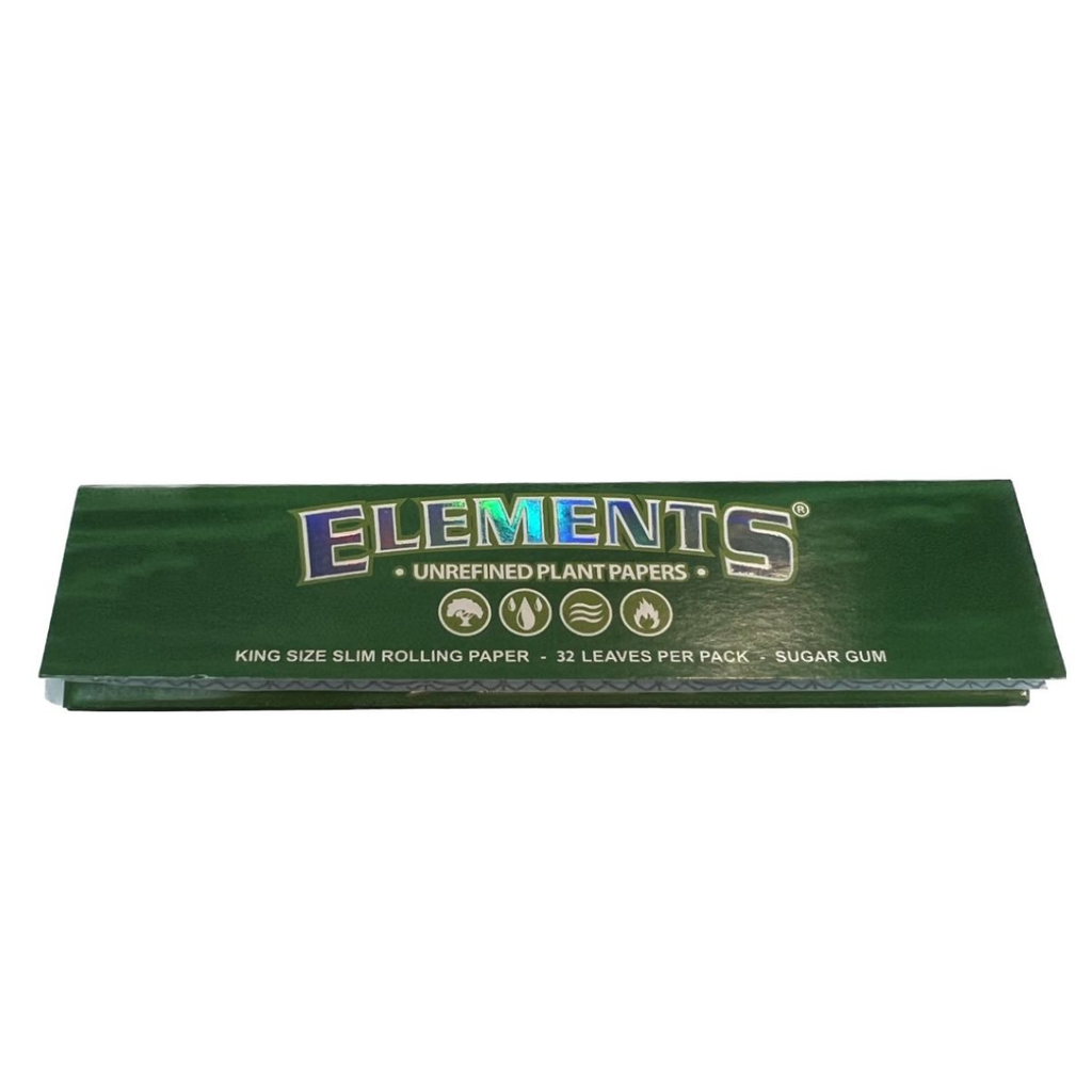 HOJILLA ELEMENTS VERD KING SIZE 32 UNI - Imagen principal