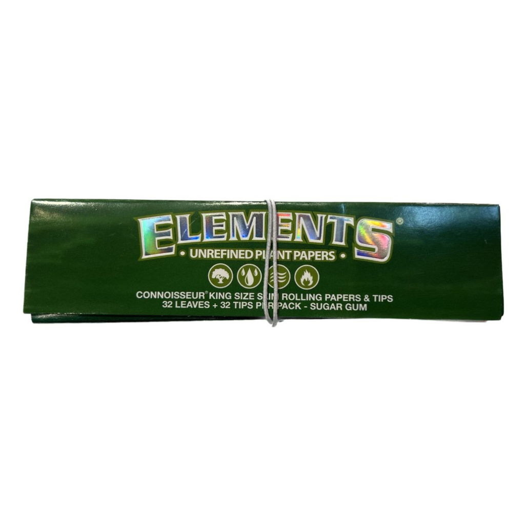 HOJILLA ELEMENTS VERDE CONNOISEUR KS + TIPS - Imagen principal