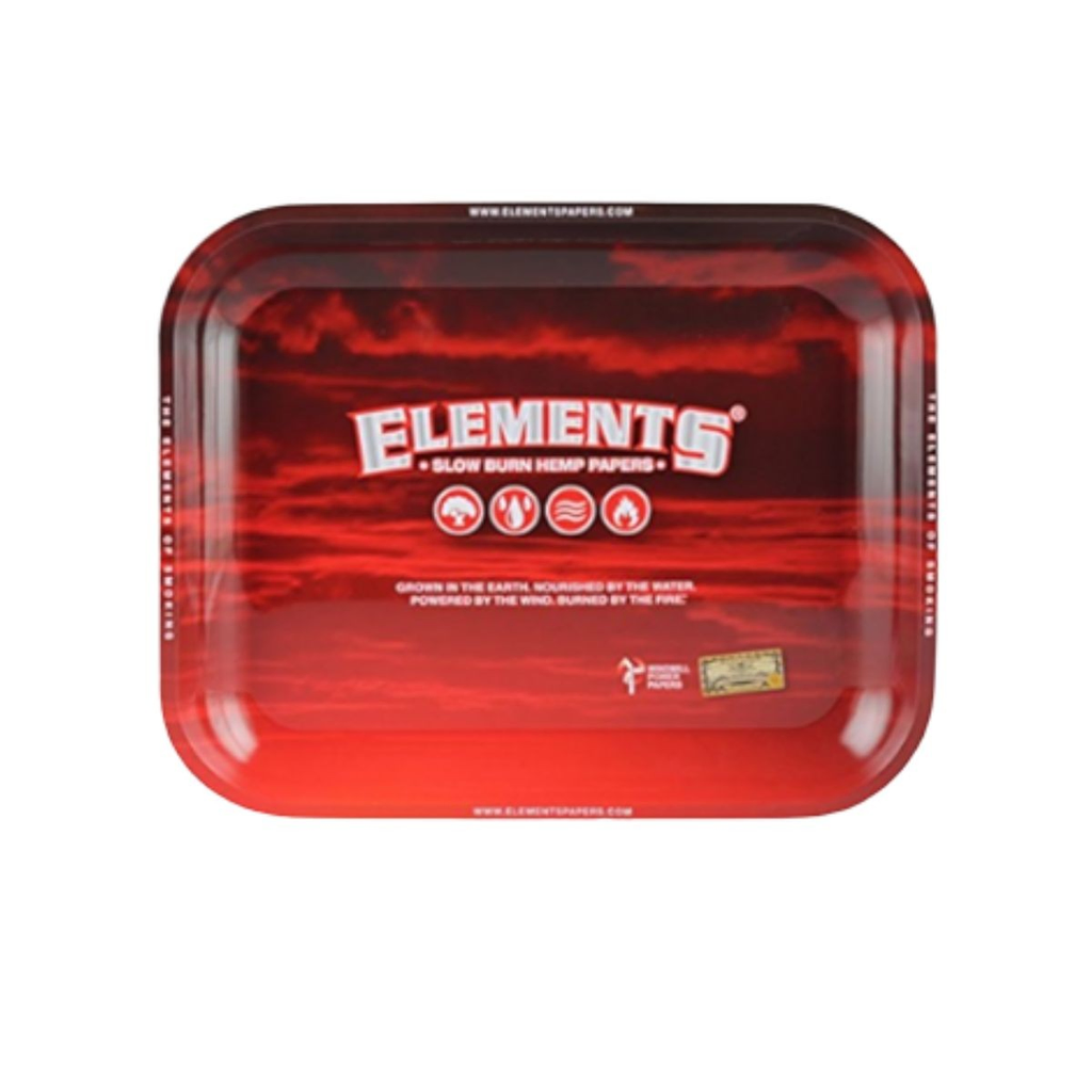 Bandeja elements roja metal small