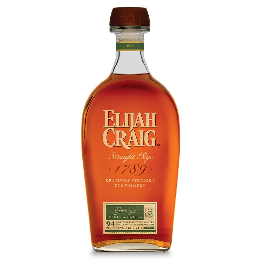 Whiskey elijah craig straight rye 750 ml