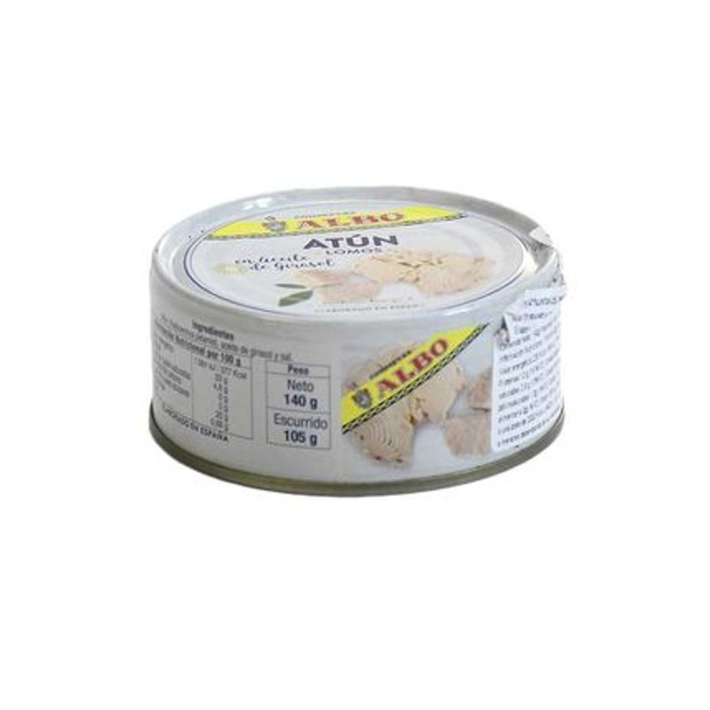 Atun albo lomos en aceite 140 gr