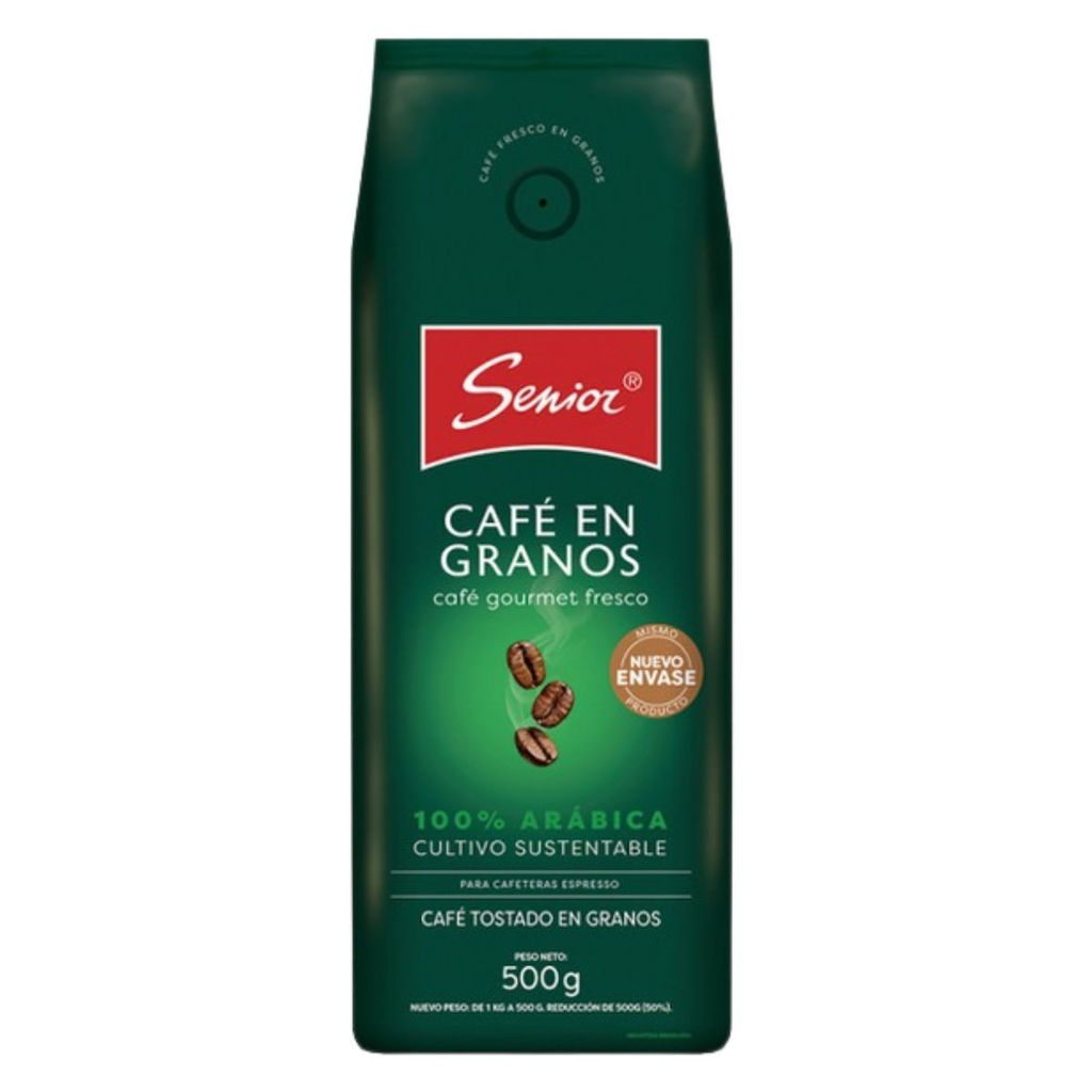CAFE SENIOR EN GRANO 500 GR