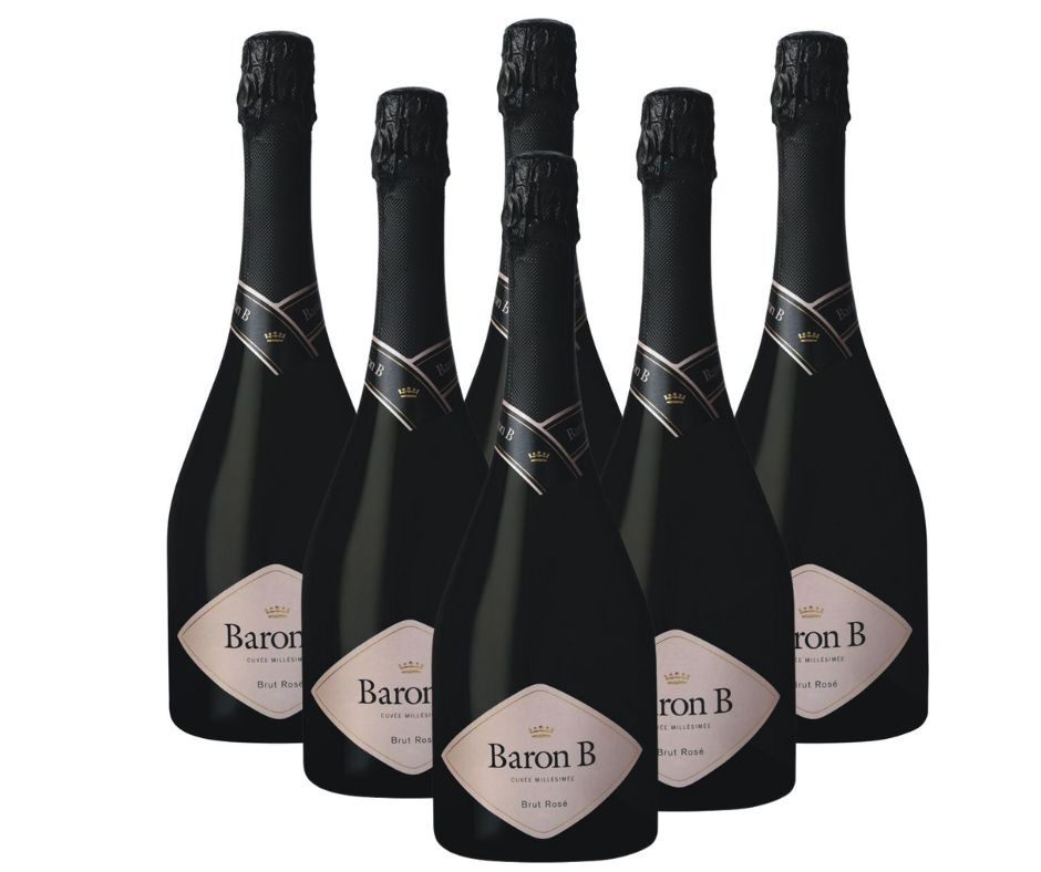 Espumante baron b brut rose 750 ml x 6