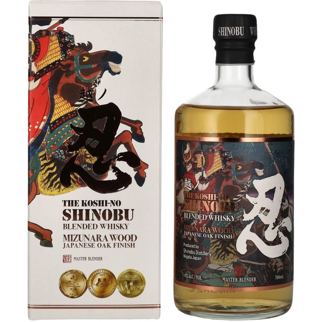 Whisky shinobu blended 43 % 700 ml