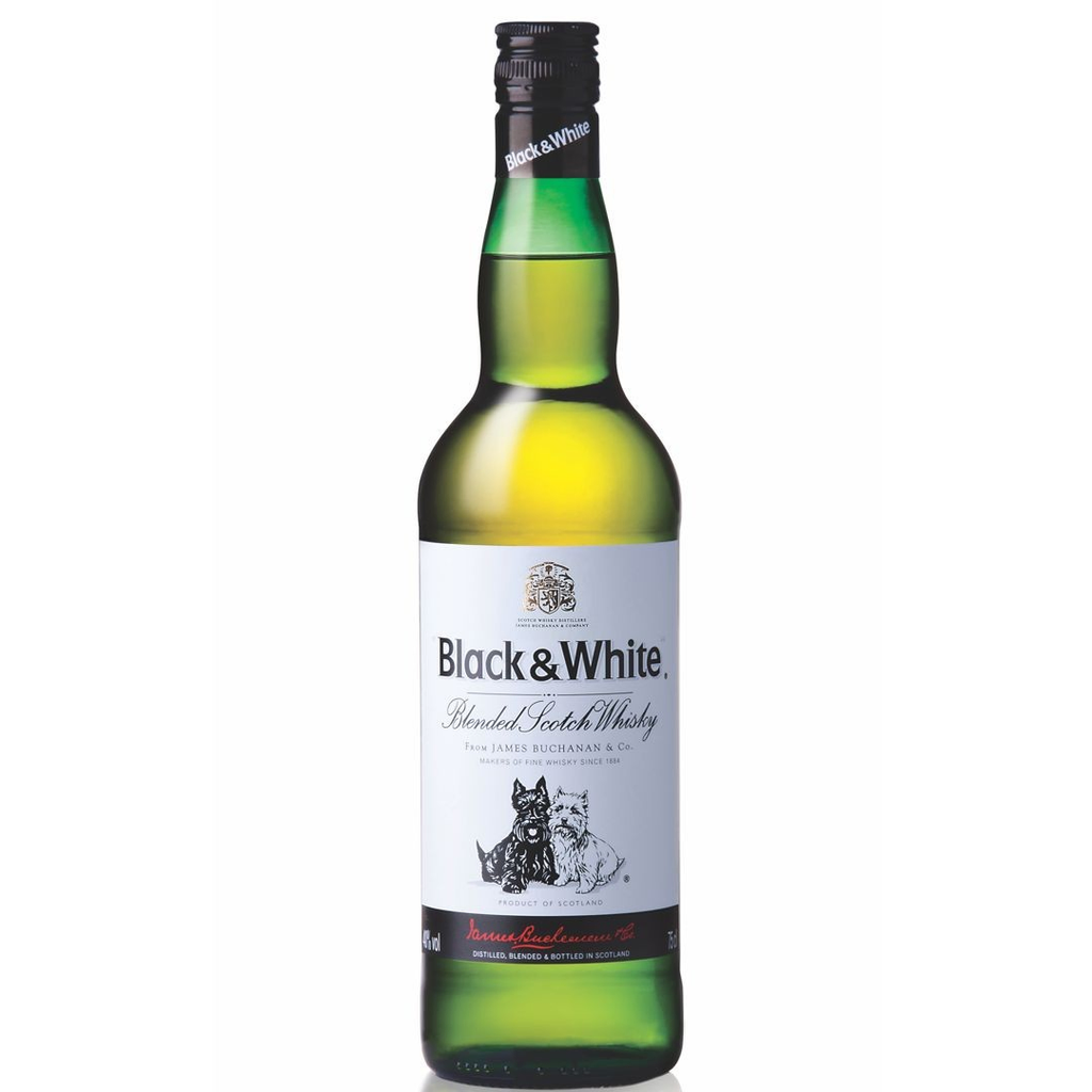 Whisky black &amp; white 750 ml