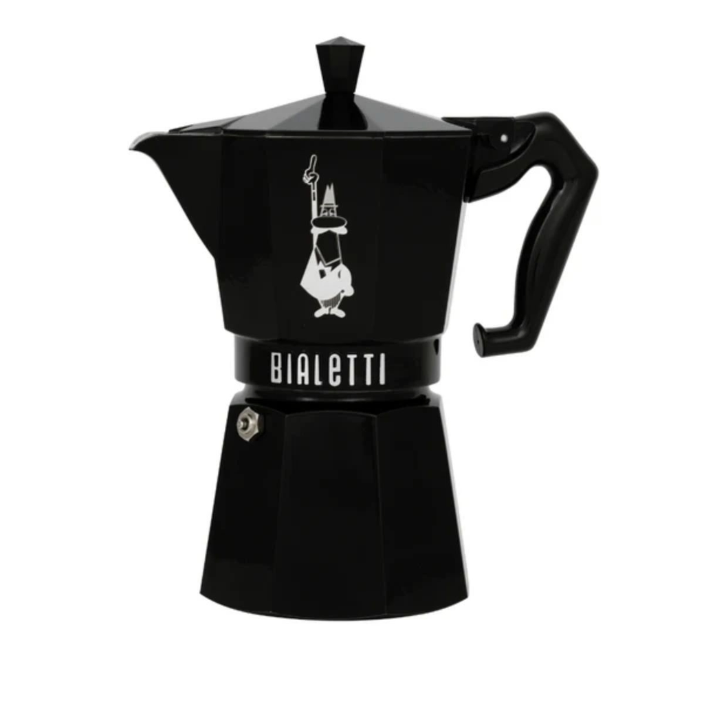 Cafetera bialetti moka exclusive black 6 tz