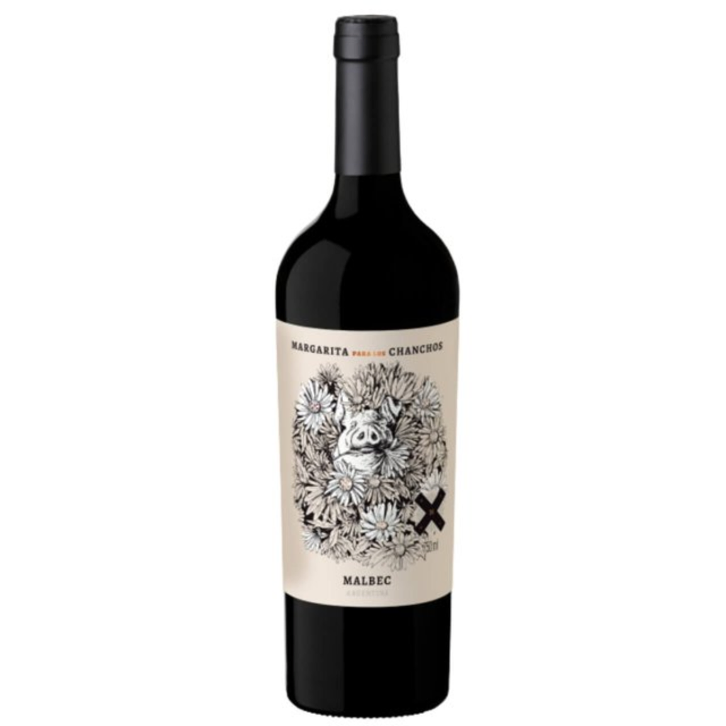 Vino margarita para los chanchos malbec 750 ml - Imagen principal