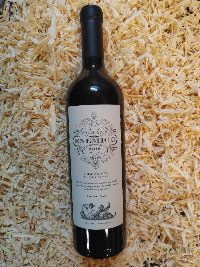 VINO GRAN ENEMIGO CABERNET FRANC CHACAYES 2016 750 ML