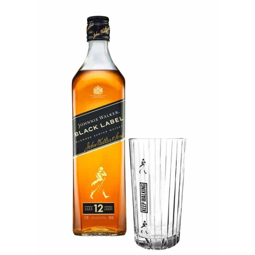 Whisky johnnie walker black 1 lt