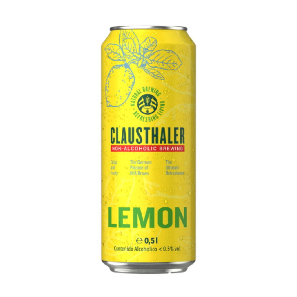 Cerveza clausthaler limon 500 ml