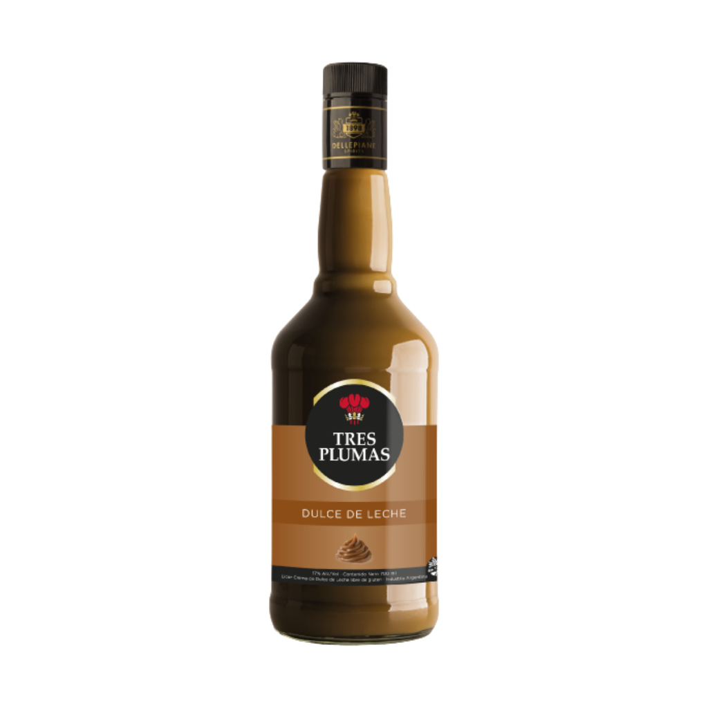LICOR DE DULCE DE LECHE TRES PLUMAS 700 ML