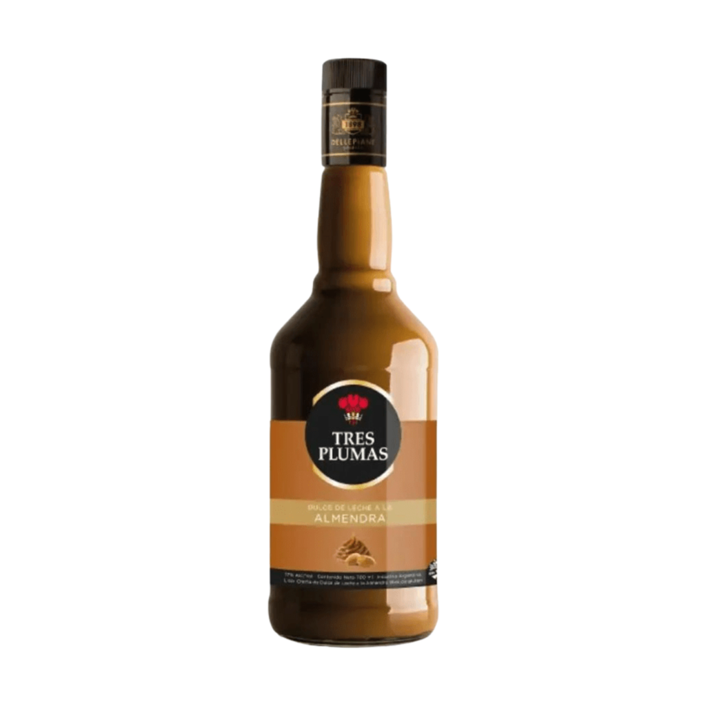 LICOR DE DULCE DE LECHE Y ALMENDRAS TRES PLUMAS 700 ML
