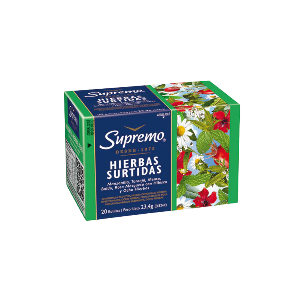 TE SUPREMO HIERBAS SURTIDAS X 20 SOBRES - Imagen principal