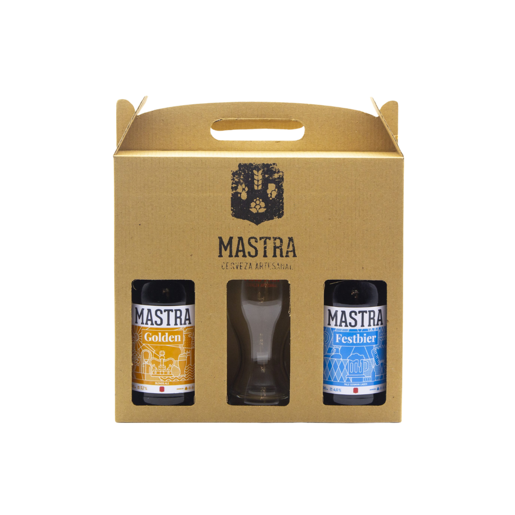 Cerveza mastra x 2 + vaso - Imagen principal
