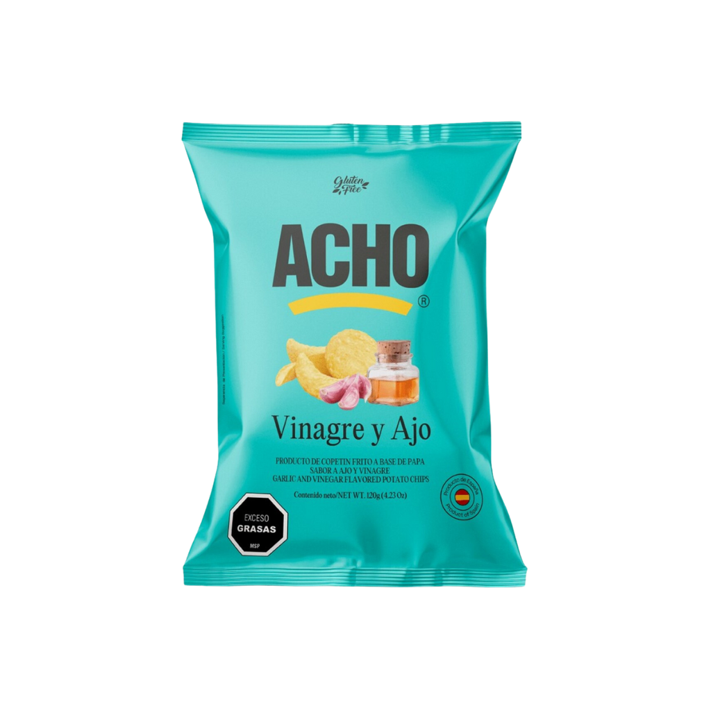 PAPAS ACHO VINAGRE Y AJO 120 GR - Imagen principal