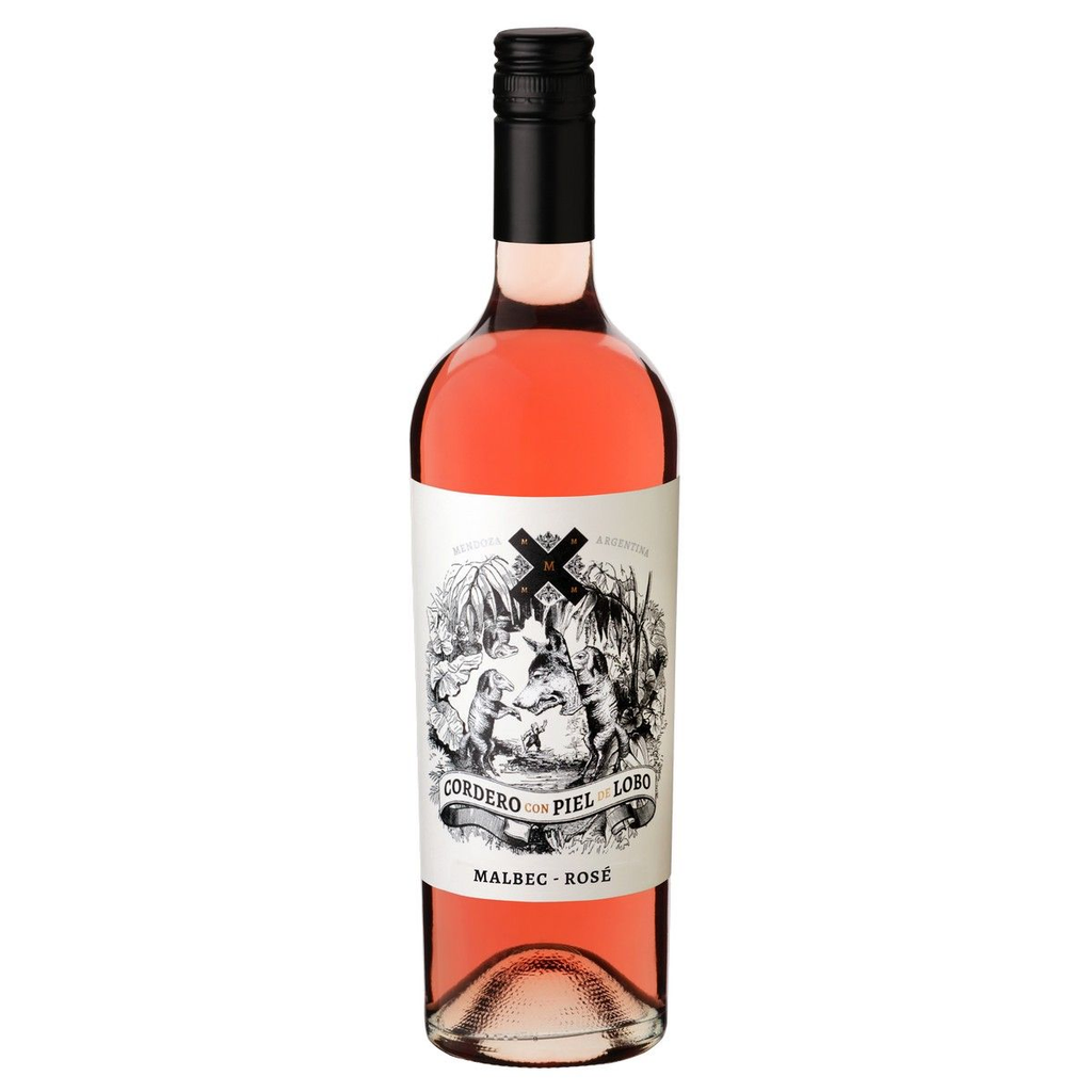 VINO CORDERO CON PIEL DE LOBO MALBEC ROSE 750 ML - Imagen principal