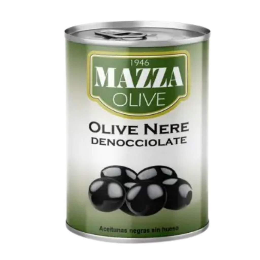ACEITUNAS MAZZA NEGRAS SIN CAROZO 397 GR - Imagen principal
