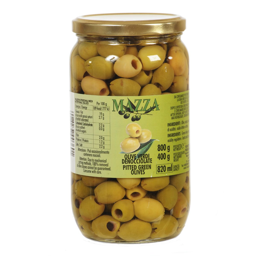 ACEITUNAS MAZZA VERDES SIN CAROZO 720 ML - Imagen principal