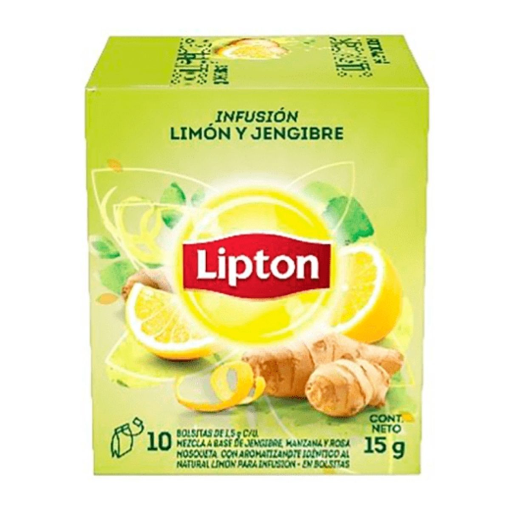 TE LIPTON LIMON Y GENGIBRE 10 SOBRES INFUSION - Imagen principal