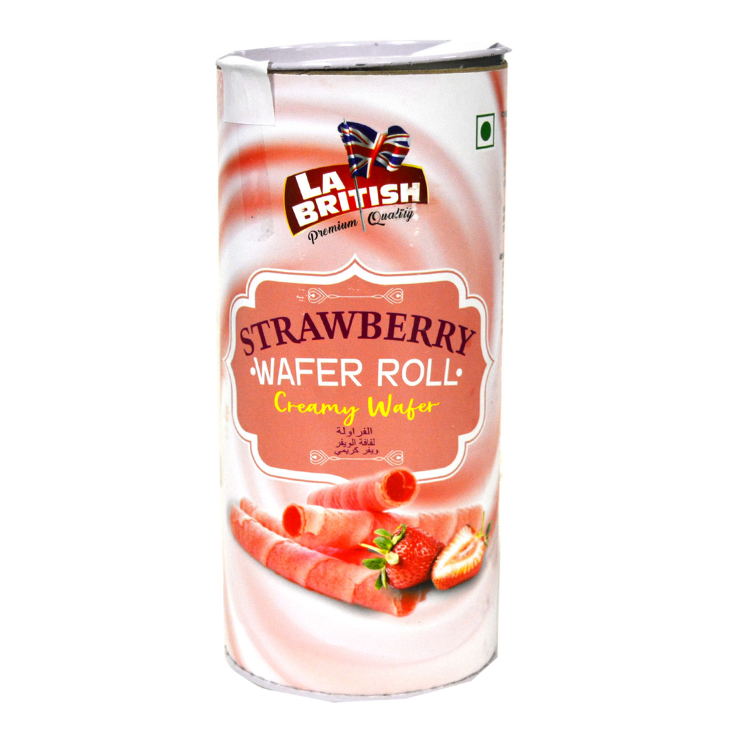 Barquillos la british frutilla 200 gr