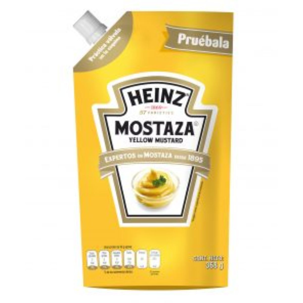 MOSTAZA HEINZ 350 GR DOY PACK - Imagen principal