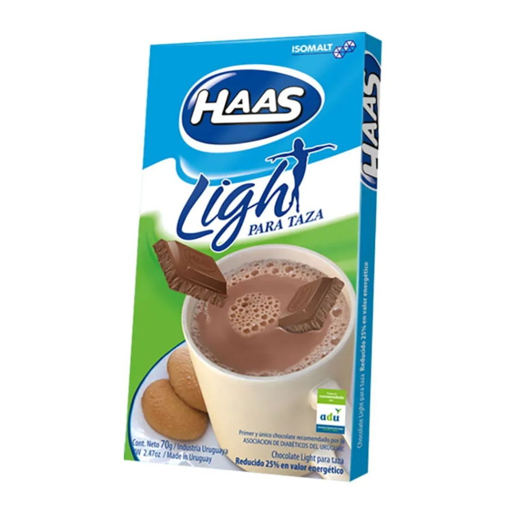 TABLETA HAAS DIET TAZA 70 GR - Imagen principal
