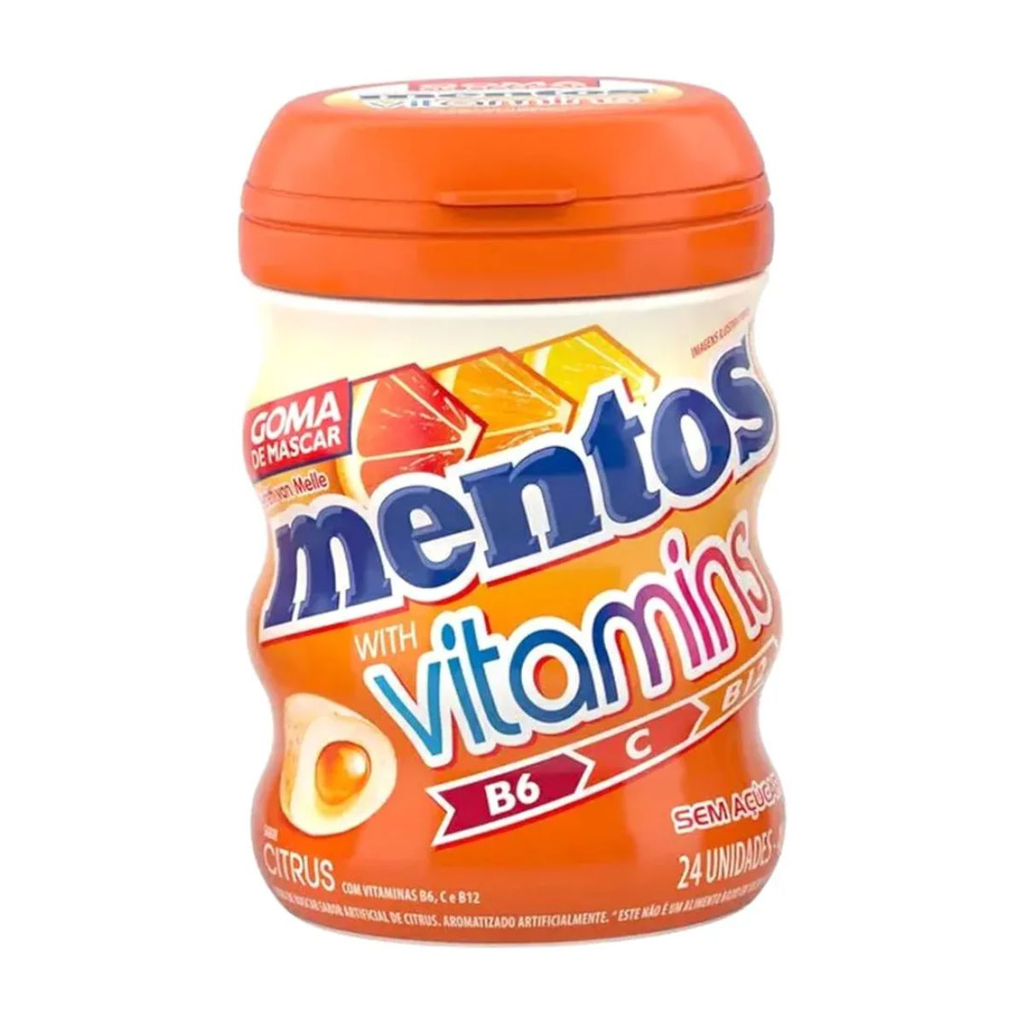 MENTOS GUM VITAMINAS SIN AZUCAR 48 GR - Imagen principal