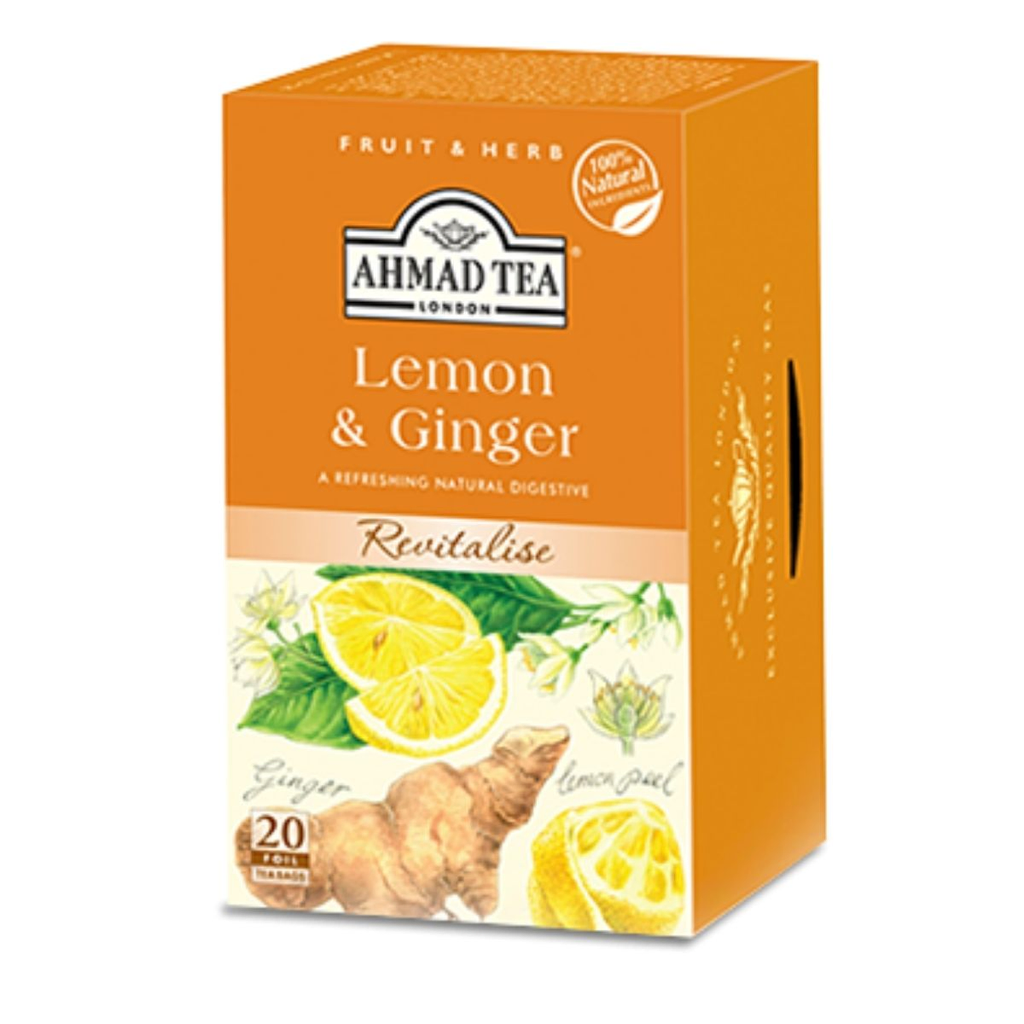 TE AHMAD GINGER Y LEMON 20 SOBRES - Imagen principal