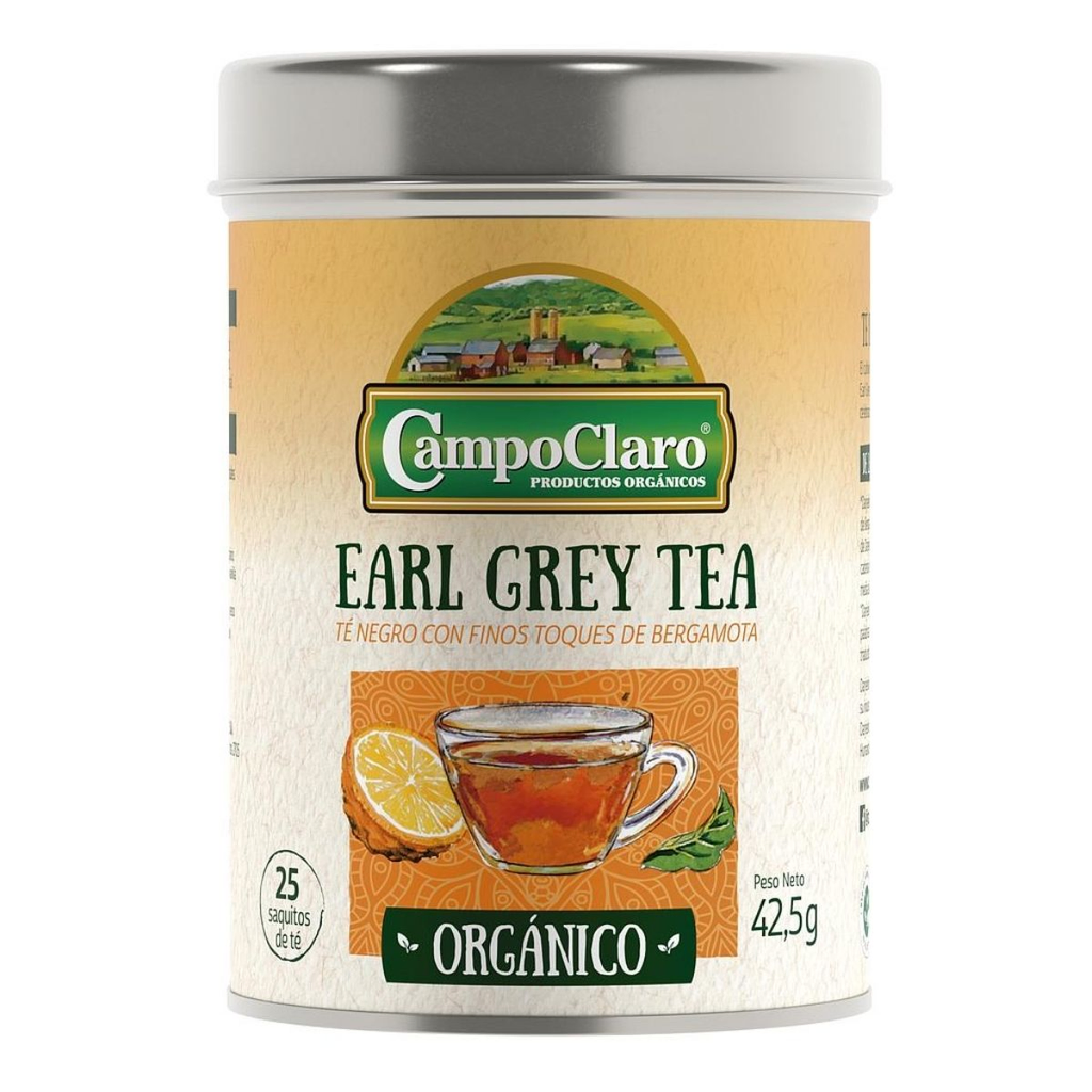 TE EARL GREY ORGANICO CAMPOCLARO 42.5 GR - Imagen principal